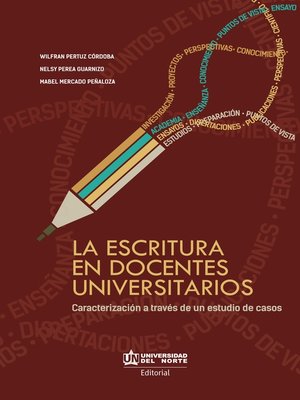 cover image of La escritura en docentes universitarios